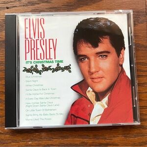 Elvis Presley 🎄 It’s Christmas Time CD Unisex Media Vintage Collectible Festive
